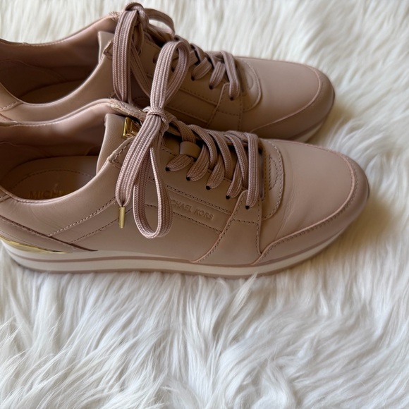 Michael Kors Women's Pink Sneakers - Picture 2 of 3